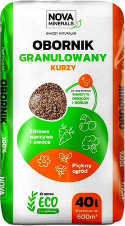 Obornik granulowany KURZY 40L 25kg Vila Eco