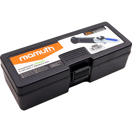 Refraktometr MERCURY cukromierz, wino, alkohol RF-202 MAMUTH