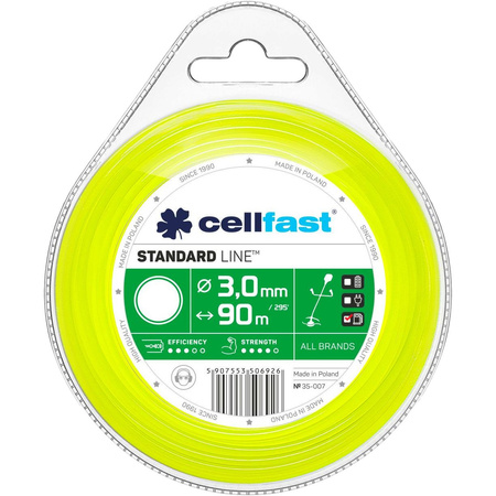 Runde Schneidlinie 35-007 3,0MMx90M Cellfast