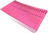 Etichete Tyvek 17x220mm plisate 2500pcs roz