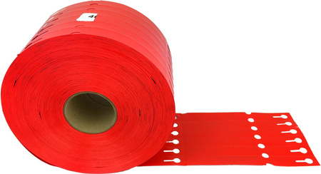 Schlaufenetiketten TT 17x160mm 4000Stück 6r Rot