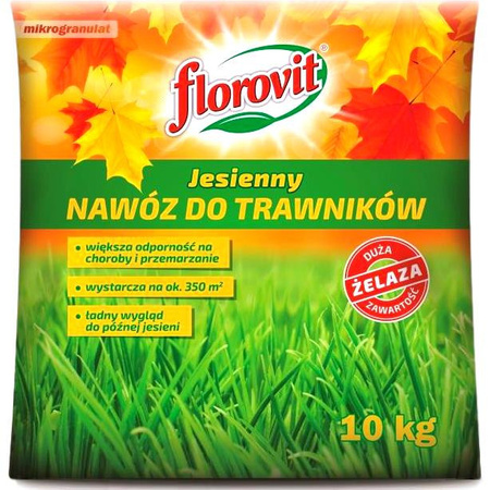 Nawóz do trawników jesienny 10kg Florovit Inco