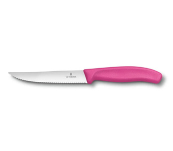 Nóż ostrze ząbkowane 12cm różowy Victorinox
