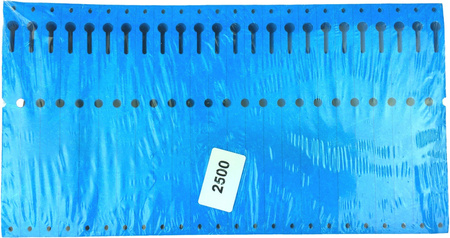 Etichete Tyvek 17x220mm plisate 2500pcs Albastru