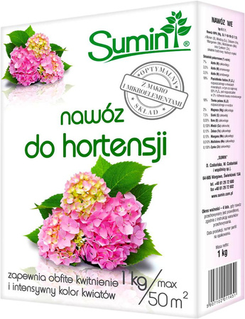 Hnojivo pro hortenzie 1kg Sumin