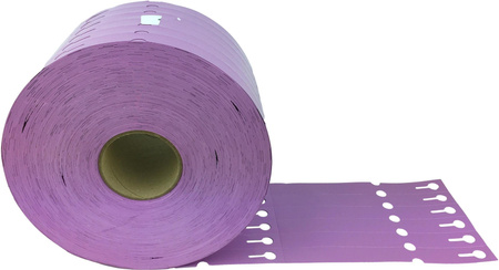 Schlaufenetiketten TT 17x160mm 4000Stück 6r Violett