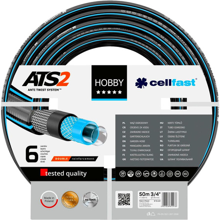 Wąż ogrodowy HOBBY ATS2 3/4" 50m 16-221 Cellfast