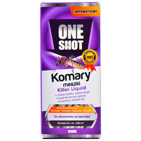 Preparat na komary i meszki 100ml ONE SHOT