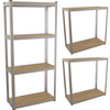 Kovový regál se čtyřmi policemi 150x75x30cm RK-05 MAMUTH