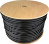 Furtun de livadă pe bobină de lemn 4.5mm 700m PVC Negru