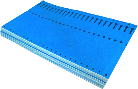 Etichete Tyvek 25.4x220mm Plis 2500pcs Albastru