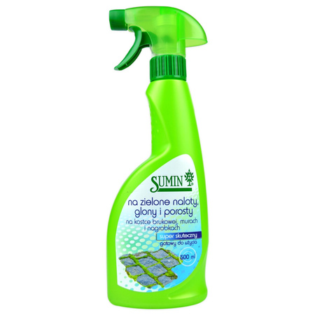 Preparat na zielone naloty, glony SPRAY 0,5L Sumin