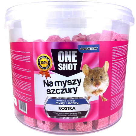 Trutka Kostka na myszy i szczury 5kg ONE SHOT