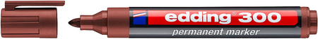 Marker permanent 300 1.5-3mm maro EDDING