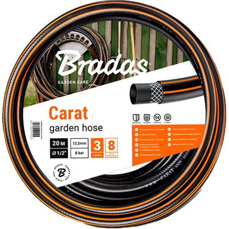 Wąż ogrodowy CARAT 3/4" - 25m Bradas