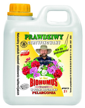 Biohumus Extra Pelargonia 2L Ekodarpol