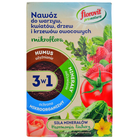 Nawóz do warzyw 3w1 1kg Florovit Pro Natura