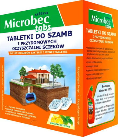 Příprava septiků Microbec tablety 16 ks