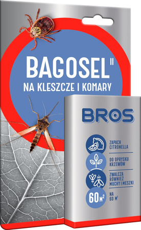 Bagosel pentru căpușe și țânțari 30ml Bros