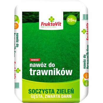 Hnojivo na trávník 25kg Fruktovit