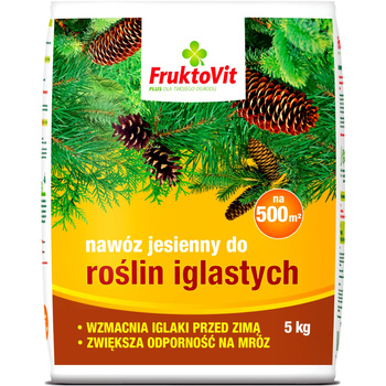 Nawóz jesienny do roślin iglastych 5kg Fruktovit