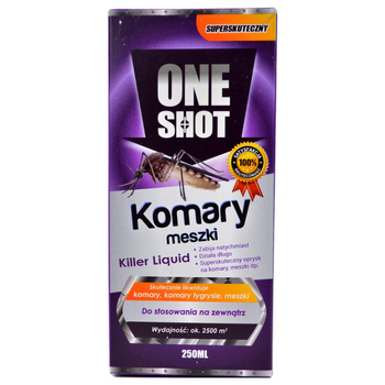 Preparat na komary i meszki 250ml ONE SHOT