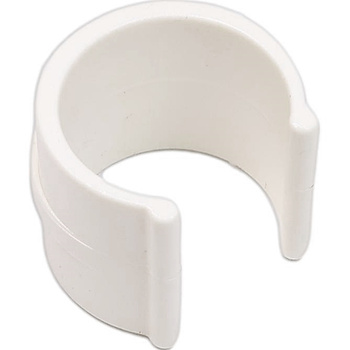 KOMPLET 50x Spinka klips do folii tunelowej BIAŁY 40mm