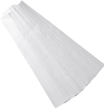 Paski do okulizacji z folii mlecznej typ LDPE 27x2,5cm 1kg ok.4200szt Białe