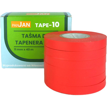 Taśma do tapenera Tape-10 Czerwony PanJan