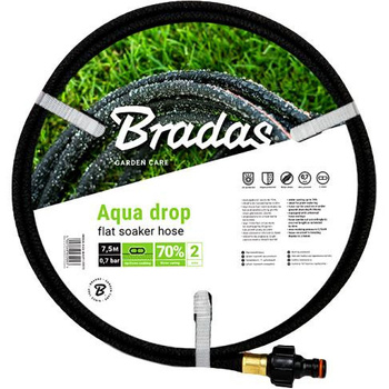 Wąż nawadniający AQUA-DROP 1/2-7,5M Bradas