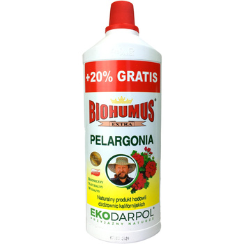 Biohumus Extra Pelargonia 1L+20% GRATIS  Ekodarpol