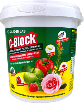 C-Blok przeciw insektom, grzybom 500g Garden Lab