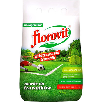 Nawóz do trawników z mchem 5kg Florovit Inco