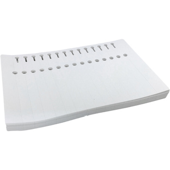 Etichete pentru imprimante laser 19x210mm 100 foi = 1400 etichete Alb