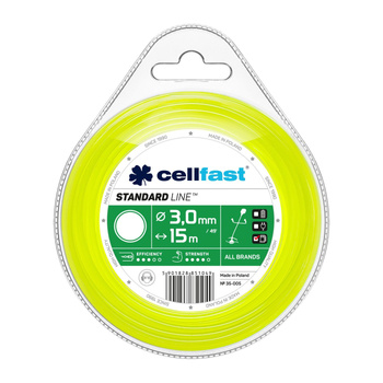 Linie de tăiere rotundă 35-005 3,0MMx15M Cellfast
