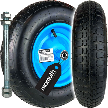 Roată gonflabilă pentru roabă cu osie 4.00-8 6PR KT-100 MAMUTH