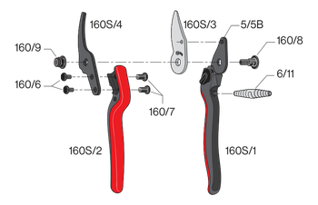 Mâner complet pentru contrablată pentru 160S FELCO 160S/2