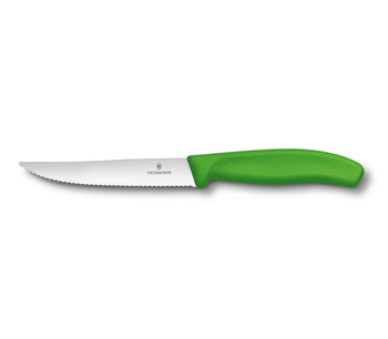 Nóż ostrze ząbkowane 12cm zielony Victorinox