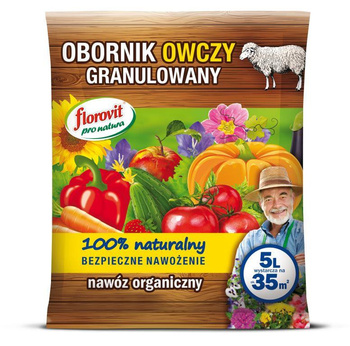 Gunoi de grajd de oaie granulat 5L Florovit