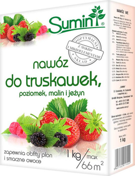 Fertilizator pentru căpșuni, căpșuni și zmeură 1kg Sumin