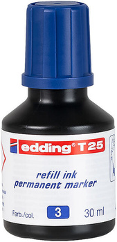 Marker permanent cu cerneală reîncărcabilă T 25 Albastru EDDING