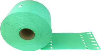 Etichete cu buclă TT 17x250mm 3000pcs 6r Verde