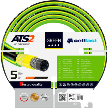 Furtun de grădină verde ATS2 3/4 25M 15-120 Cellfast