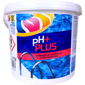 Preparat pentru piscine pH+PLUS 4kg Gamix